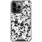 Disney Mickey Mouse Face Pattern iPhone 15 Pro Clear Case